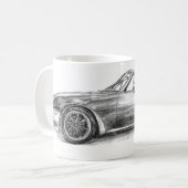 Silberner Schatten MX5 Kaffeetasse (Vorderseite Links)