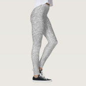 Silberner Schein-Shimmery Leggings (Rechts)