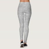 Silberner Schein-Shimmery Leggings (Rückseite)