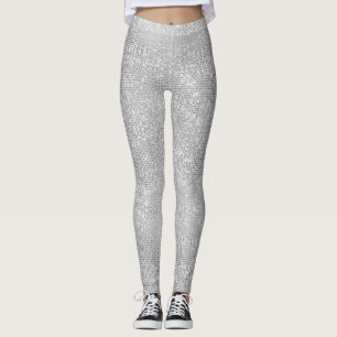 Silberner Schein-Shimmery Leggings