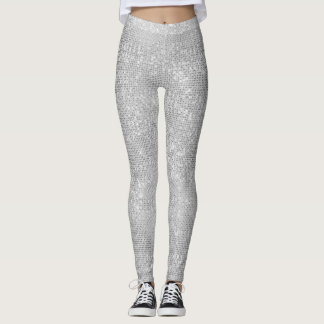 Silberner Schein-Shimmery Leggings