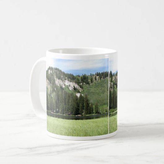 Silberner See Kaffeetasse (Vorderseite Links)