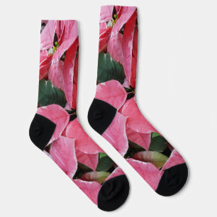 Silberner Stern Marmor-Weihnachtssterne Rosa Holid Socken