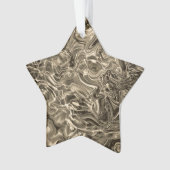 SILBERNER STERN ORNAMENT (Vorderseite)