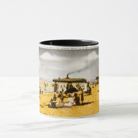 Silberner Strand, St Joseph, Michigan Tasse (Zentrum)