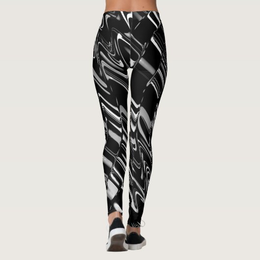 SILBERNER SURFER LEGGINGS (Rückseite)