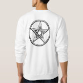 Silberner T - Shirt des Pentagram-2 (Rückseite)
