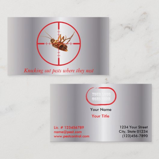 Silberner toter Hinterwelle-Plage-Service 2 mit Visitenkarte (Vorne/Hinten)