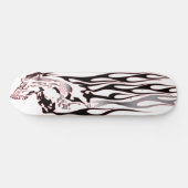 Silberner und schwarzer Mustang Skateboard (Horizontal)