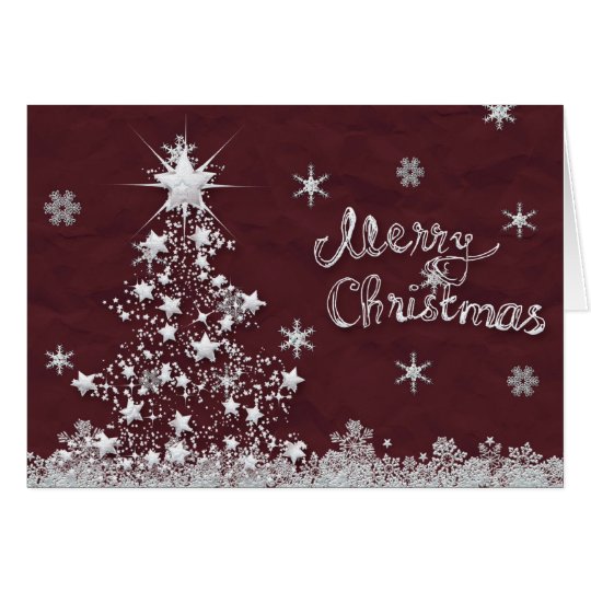 silberner weihnachtsbaum karte zazzle silberner weihnachtsbaum karte zazzle