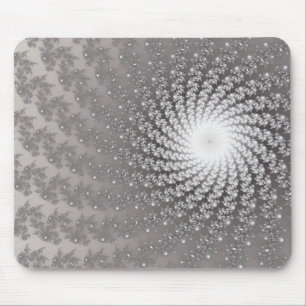 Silberner Whirlpool2-Mauspad Mousepad