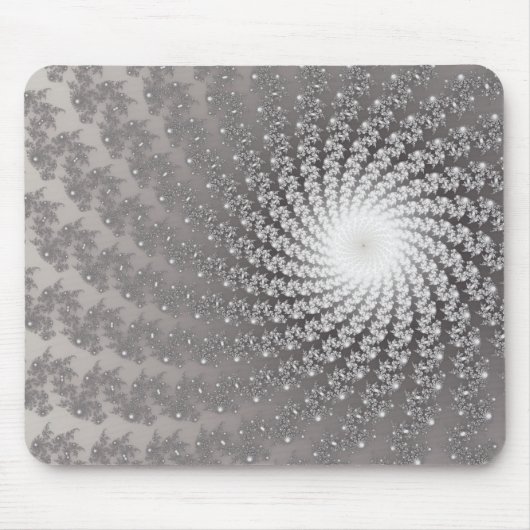 Silberner Whirlpool2-Mauspad Mousepad (Vorne)