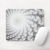 Silberner Whirlpool-Mauspad Mousepad (Mit Mouse)