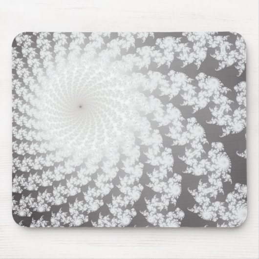 Silberner Whirlpool-Mauspad Mousepad (Vorne)