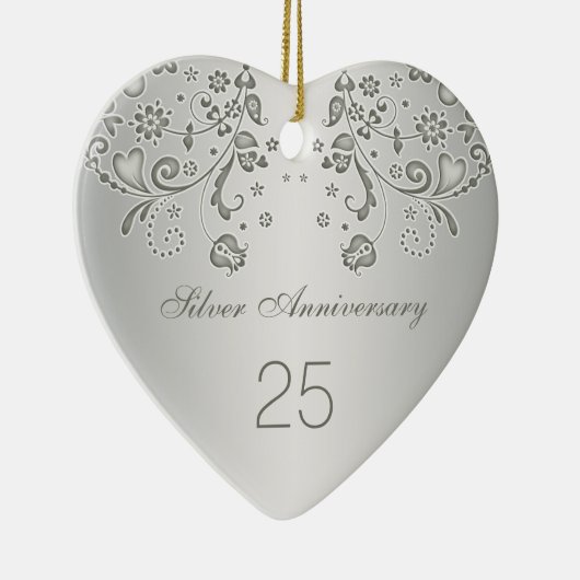 Silberner Wirbel 25. Keramikornament (Rechts)