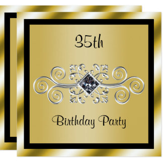 35 Geburtstag Einladungen Zazzle.de