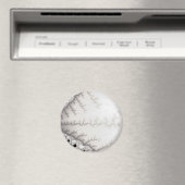Silberner Zickzack-Magnet Magnet (In Situ (Geschirrspüler))