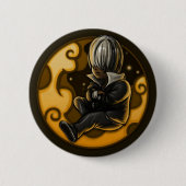 silbernes Abzeichen Button (Vorderseite)