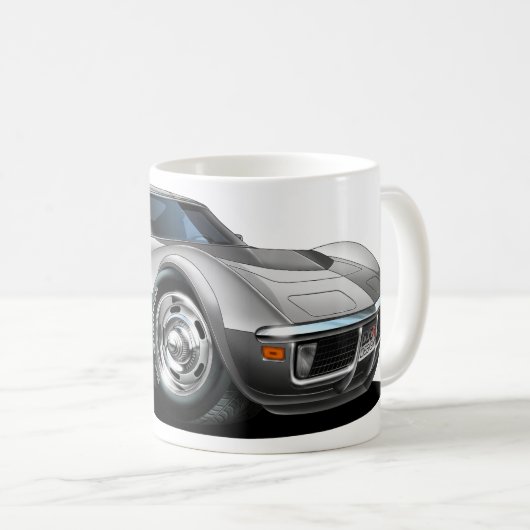 Silbernes Auto 1968-72 Korvette Kaffeetasse (VorderseiteRechts)