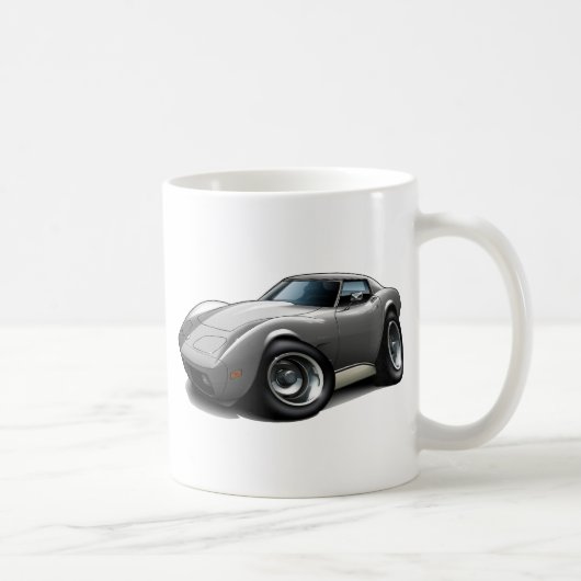 Silbernes Auto 1973-76 Korvette Kaffeetasse (Rechts)
