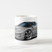 Silbernes Auto 1998-02 Firebird Transportes Kaffeetasse (Mittel)