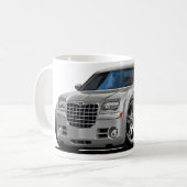 Silbernes Auto Chryslers 300 Kaffeetasse (Vorderseite Links)