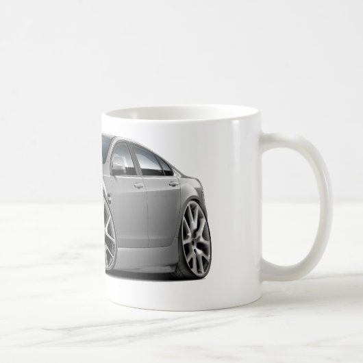 Silbernes Auto Pontiacs G8 GXP Kaffeetasse (Rechts)