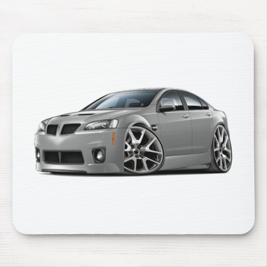 Silbernes Auto Pontiacs G8 GXP Mousepad (Vorne)