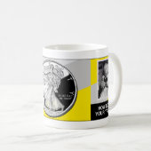 Silbernes Baby Kaffeetasse (VorderseiteRechts)