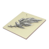 Silbernes Blatt-Fliese Fliese (Seite)