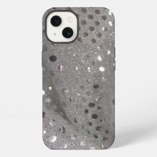 Silbernes Bling-iPad-Case iPhone Hülle (Rückseite)