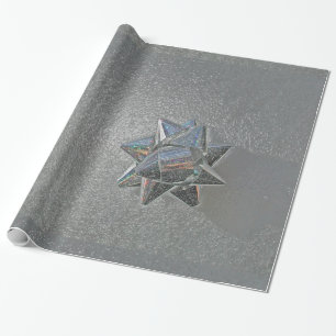 Silbernes Bogen-Packpapier durch Janz Geschenkpapier