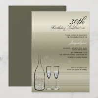Silbernes Champagne-Meilenstein-Geburtstags-Party