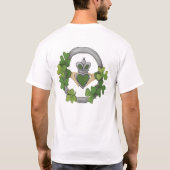 Silbernes Claddagh T-Shirt (Rückseite)