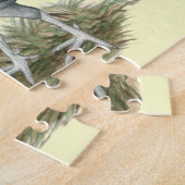 Silbernes Duckwing Gamefowl Puzzle (Seite)