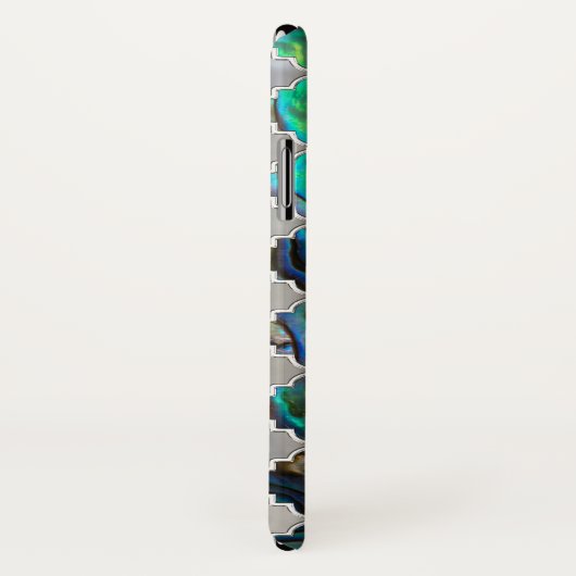 Silbernes gerahmtes Case-Mate iPhone hülle (Hinten/Rechts)