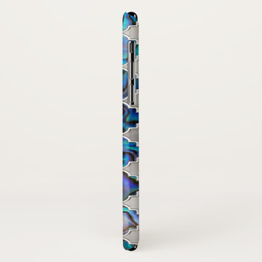 Silbernes gerahmtes Case-Mate iPhone hülle (Hinten/Links)