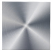 Silbernes glänzendes Metallic-Design Edelstahl-Loo Fliese (Vorderseite)