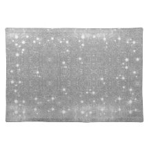 Silbernes Glitzer-Schein-Metallmetallischer Blick