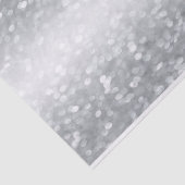 Silbernes Glitzer-Seidenpapier Seidenpapier (Ausschnitt)