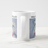 SILBERNES GRAU-BONBONSCHNAUZER Jumbo-Tasse (Rückseite)