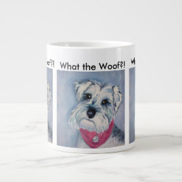 SILBERNES GRAU-BONBONSCHNAUZER Jumbo-Tasse