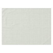 Silbernes Grau-Gingham-Baumwolltischdecke Tischdecke (Vorderseite (Horizontal))