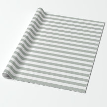 Silbernes Grau Stripes Packpapier
