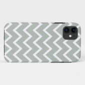 Silbernes Grau Zickzack Iphone 5 Fall Case-Mate iPhone Hülle (Rückseite (Horizontal))