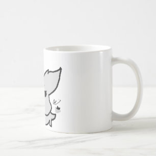 Silbernes Kaninchen Kaffeetasse
