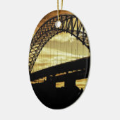 Silbernes Keramik Ornament (Links)