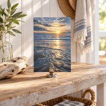 Silbernes Kunstposter Niedrigwasser