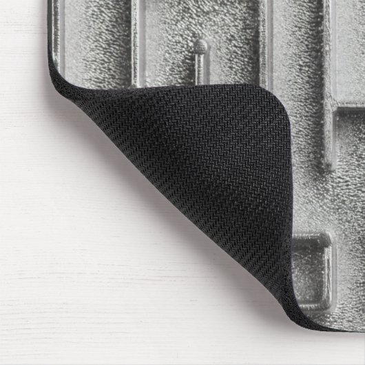 Silbernes Labyrinth Mousepad (Ecke)