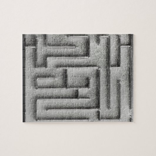 Silbernes Labyrinth Puzzle (Horizontal)